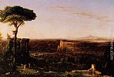 Composition VIII Paintings - Italian Scene, Composition by Thomas Cole
